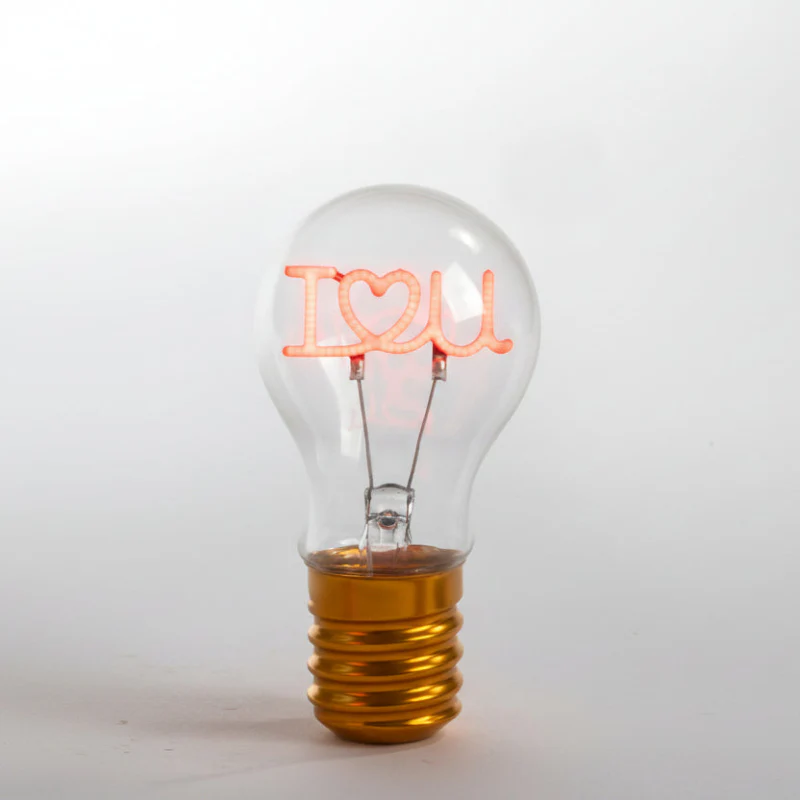 Lampada LED Ricaricabile I Love You - Luce Decorativa Romantica - immagine 2